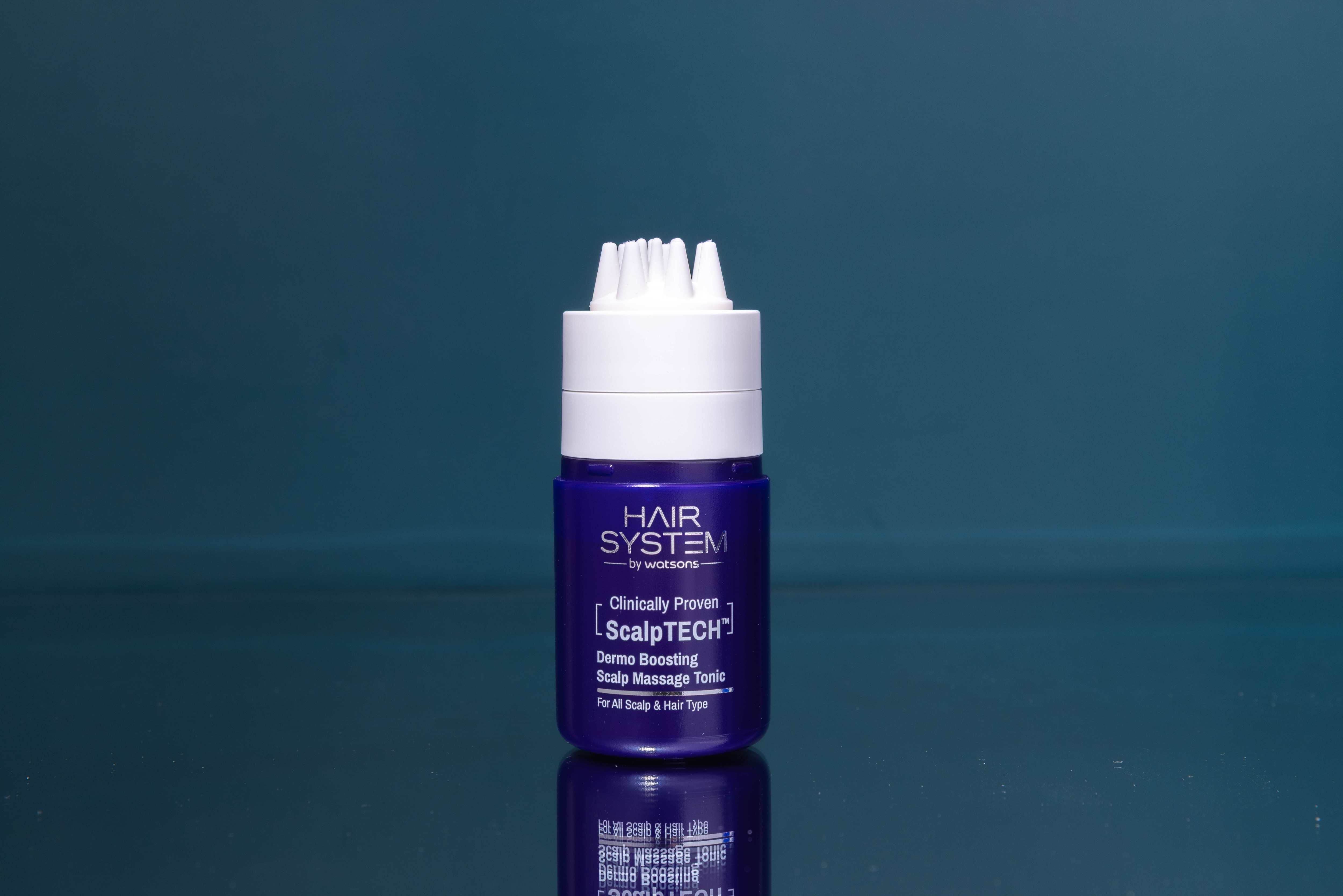 第四步：Hair System by Watsons ScalpTECH Dermo 頭皮按摩養髮液