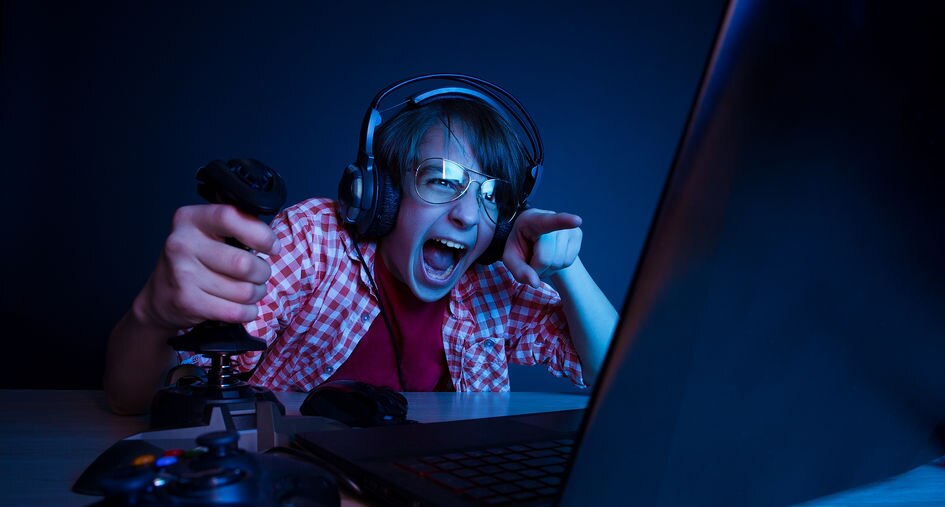 He had revenge in video games. Emotional kid play computer games online.