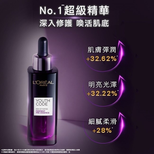 L Oreal Paris 巴黎萊雅 巴黎萊雅青春密碼酵素肌底調理精華50ml 屈臣氏watsons